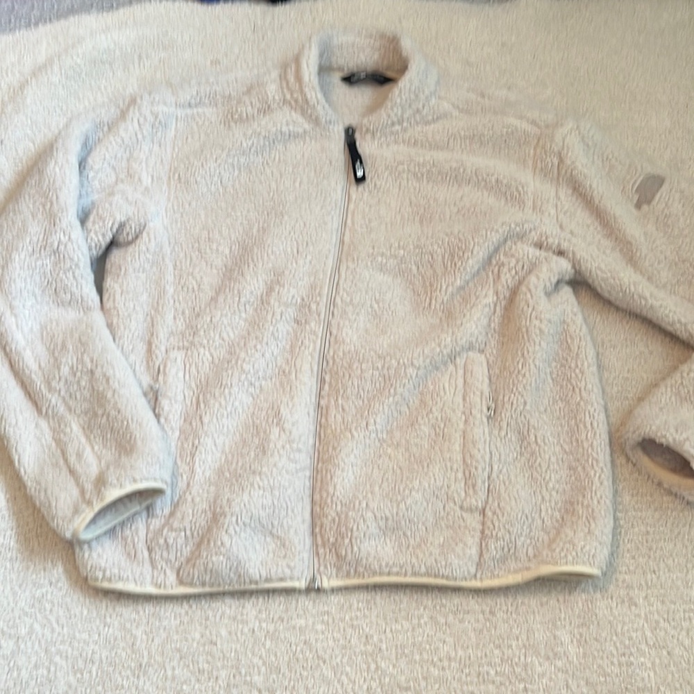 Women’s North Face Fleece/ Serpa Zip Front jacket Size large